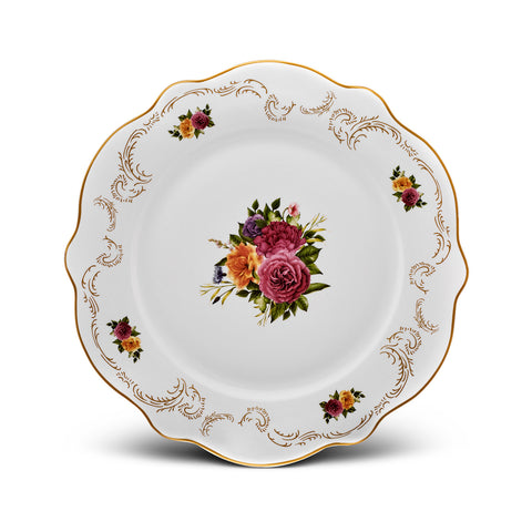 Karaca Antique Porcelain 24-Piece 6-Person Dinner Set