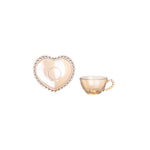 Karaca Glory Amber Single Coffee Cup Set, 80 ml