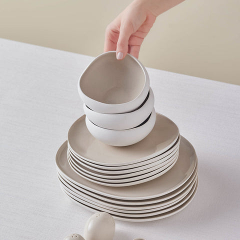 Karaca Earth Collection Cupid 59-Piece Dinner Set for 12 People