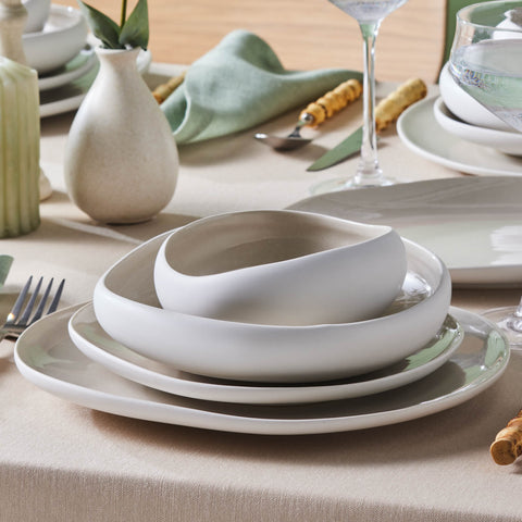 Karaca Earth Collection Cupid 59-Piece Dinner Set for 12 People