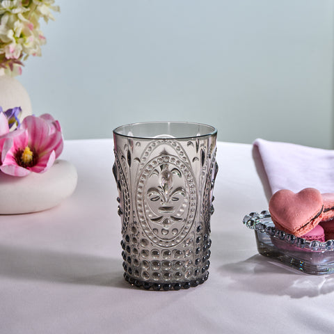 Karaca Moise Acryl Tumbler Glas, 400 ml, Antraciet