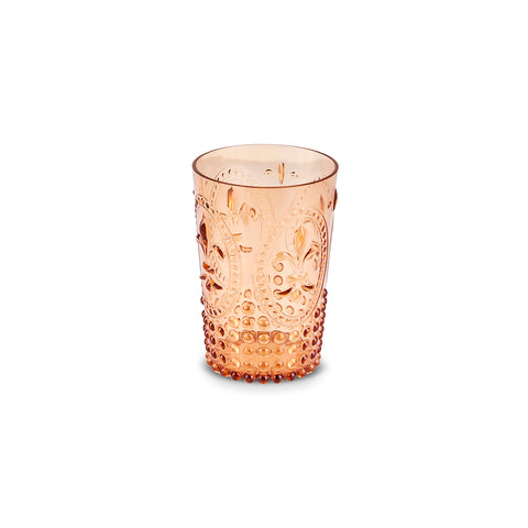 Karaca Moise Acrylic Tumbler Glass, 400ml, Orange