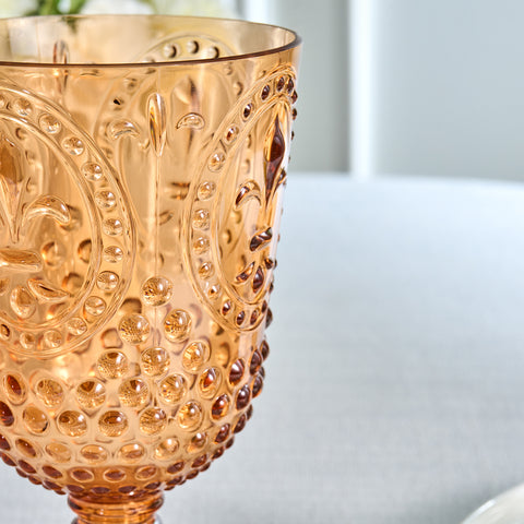 Karaca Moise Acryl Wijnglas, 450 ml, Oranje