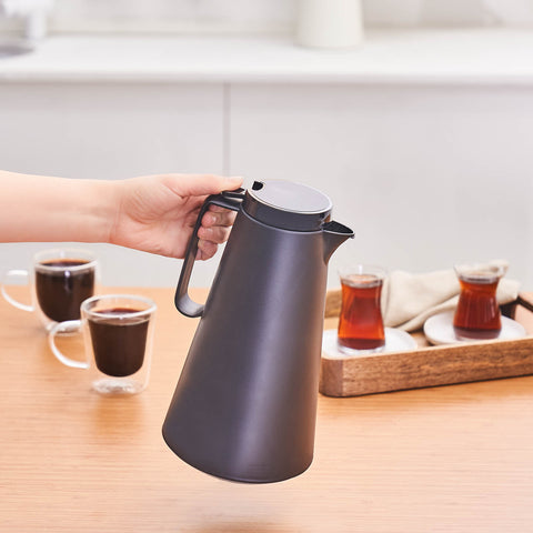 Karaca Thermoglas Lina Lekvrije Thermoskan 1 L Zwart