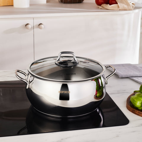 Karaca Emirgan Stalen Pot, 26 cm