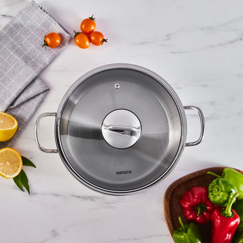 Karaca Emirgan Stalen Pot, 26 cm