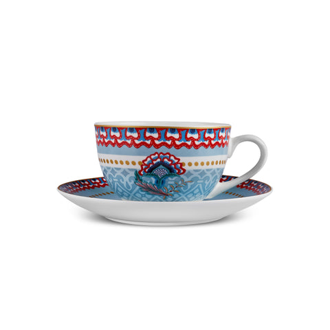 Karaca Forever Bone Spello 26-Delig Ontbijtset Blauw