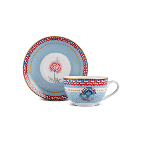 Karaca Forever Bone Spello 26-Delig Ontbijtset Blauw