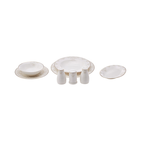 Karaca Siena 53-Delig Tafeldienst voor 12 Personen New Generation Bone Gold
