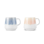 Karaca Okeanos 2-Piece Stoneware Mug Set, 400 ml, Multicolor
 