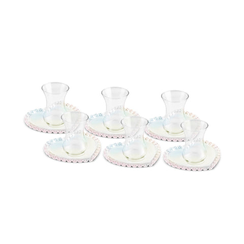 Karaca Rory 12-delige Theeserviesset voor 6 Personen, 14 cm