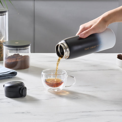 Karaca Skyfall Roestvrijstalen Lekkagevrije Thermos 500 ml Zwart