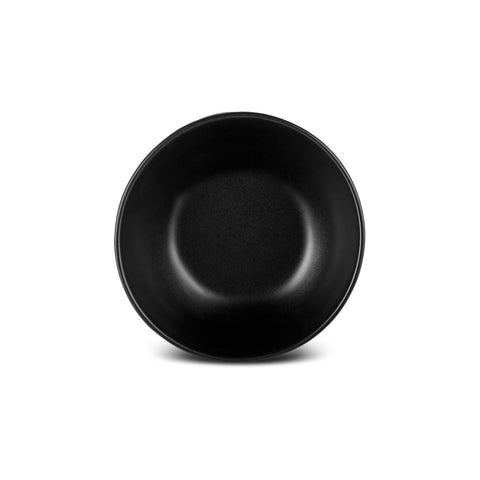 Karaca Solem Embossed - 18-Piece Stoneware Dinner Set for 6 People, Black
