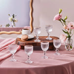 Karaca Rocco 6-Piece Gold Coffee Side Glasses