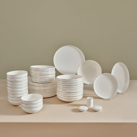 Karaca Red Carpet Collection Stream Bone Merope 53-delige 12-persoons servies set Goud