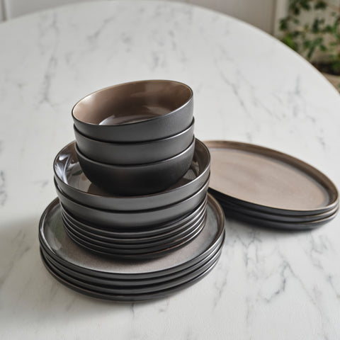 Karaca Earth Collection Mercure 59-Delige 12-Persoons Serviesset