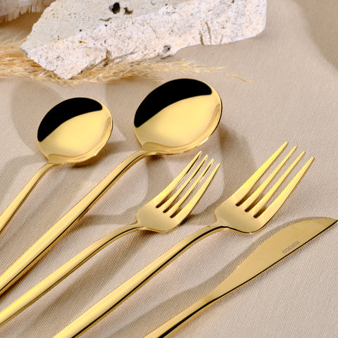 Karaca Orion Shiny Gold 12-Persoons 60-Delig Bestekset