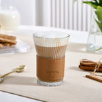 Karaca Leather Cool Touch Latte Glas 210 ML Bruin