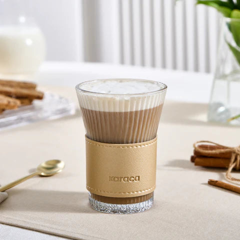 Karaca Leder Cool Touch Latteglas 210 ml Goud