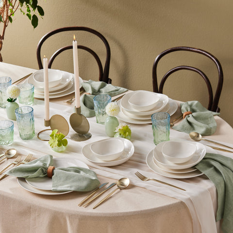 Karaca Streamline Rubicon 24-delig servies voor 6 personen, wit