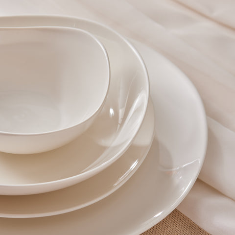 Karaca Streamline Rubicon 24-delig servies voor 6 personen, wit