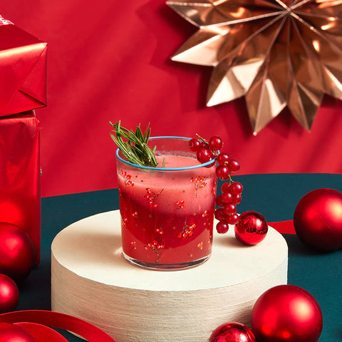 Karaca New Year Butcher Broom 3-delige Drinkglas Set