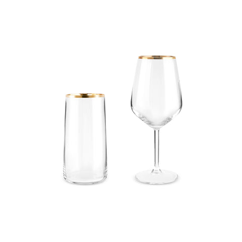 Karaca Orlando 12-Person 25-Piece Glass Set