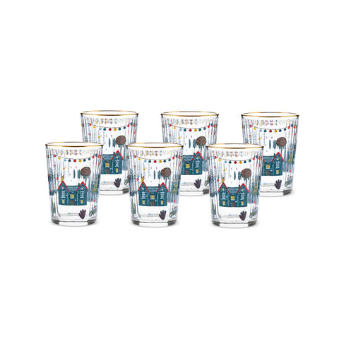 Karaca Home New Year Chick 6-delige Drinkglas Set 500 ml