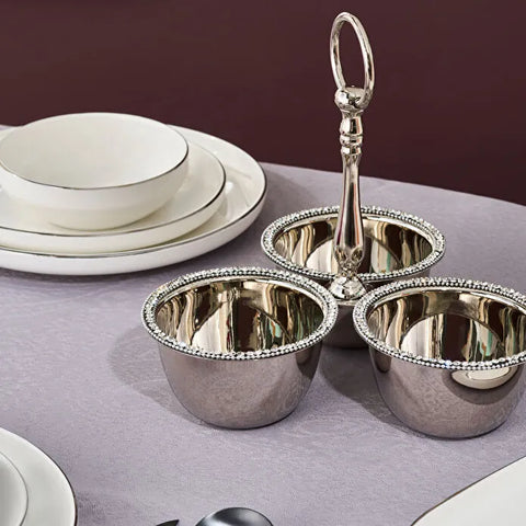 Karaca Home Majesty 3-delige Snackkom Set