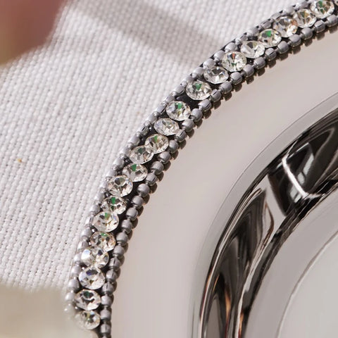 Karaca Majesty Decorative Tray Oval 38.5 x 23.5 cm
 