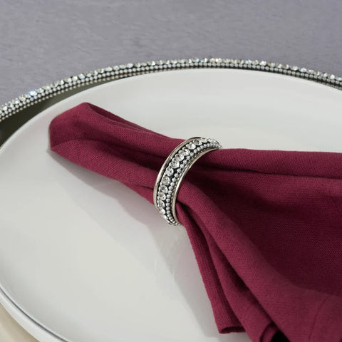 Karaca Home Majesty 4-delige Servetringen