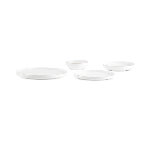 Karaca Streamline New Saturn Gold 24-Piece Dinnerware Set, 6 Persons
 