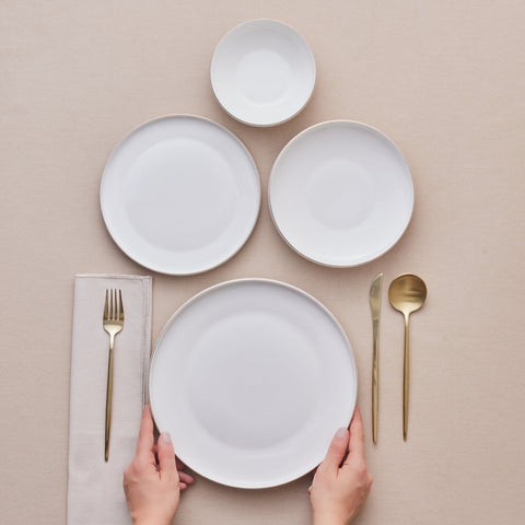Karaca Streamline New Saturn Gold 24-Piece Dinnerware Set, 6 Persons
 