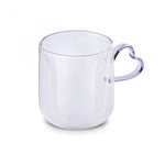 Karaca Pia Lola Dubbelwandige Glazen Mok, 300 ml, Roze