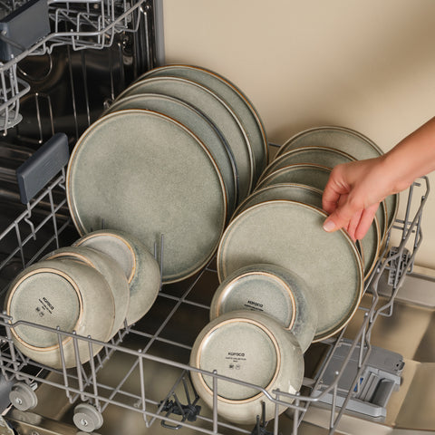 Karaca Earth Collection Skal 55-Piece Dinner Set for 12 People