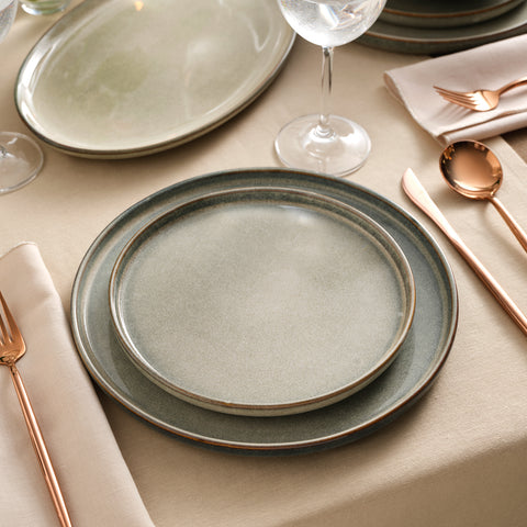 Karaca Earth Collection Skal 55-Piece Dinner Set for 12 People