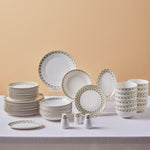 Karaca Forever Bone Emerald 53-delige Dinnerset voor 12 Personen