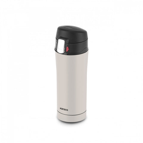 Karaca Pluton Roestvrijstalen Lekkagevrije Thermos 450 ml Crème