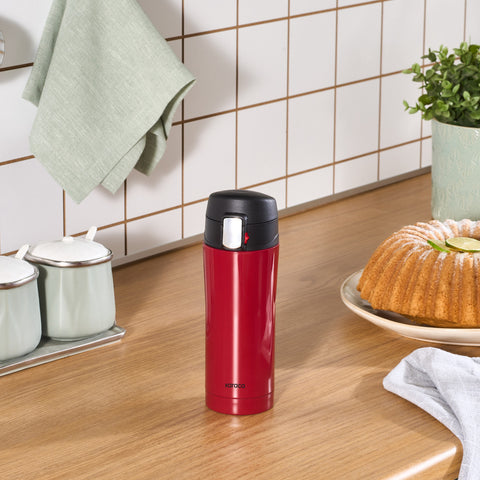Karaca Pluton Roestvrijstalen Lekkagevrije Thermos 350 ml Rood