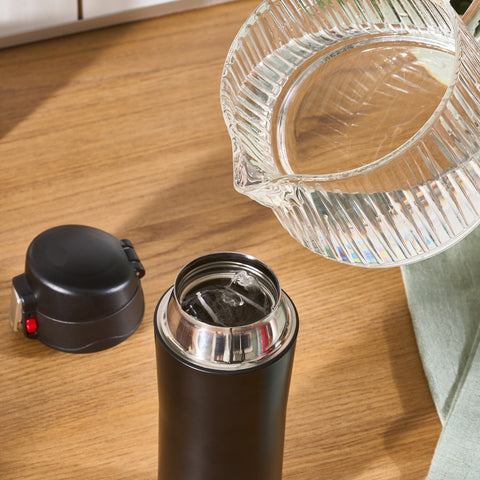 Karaca Pluton Roestvrijstalen Lekkagevrije Thermos 350 ml Zwart