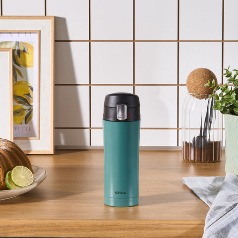 Karaca Pluton Roestvrijstalen Lekkagevrije Thermos 350 ml Saliegroen