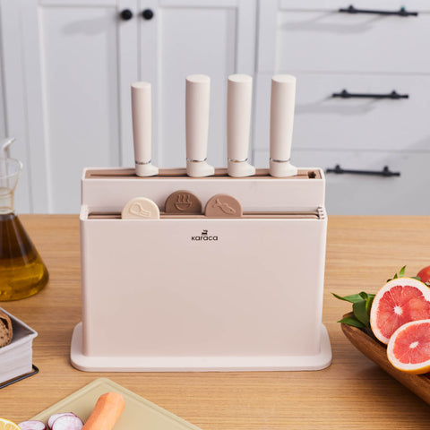 Karaca Chef's Harmony Knife &amp; Cutting Board Set  