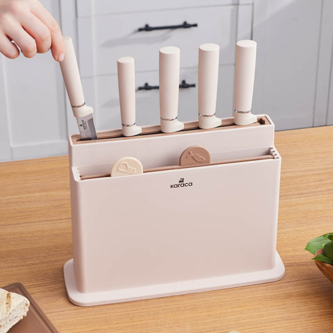 Karaca Chef's Harmony Knife &amp; Cutting Board Set  