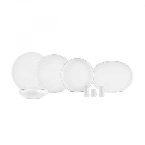 Karaca Stream Bone Sunset Platina 53-delige Dinnerset voor 12 Personen