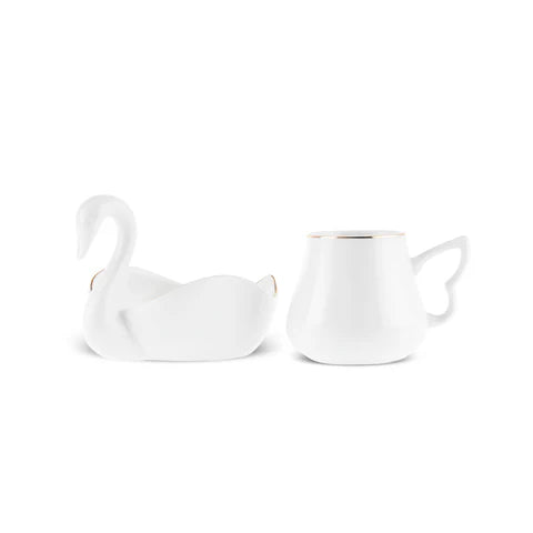 Karaca Schwan Koffiekopjesset voor 6 personen