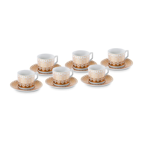 Karaca Aslı Koffiekoppenset voor 6 Personen