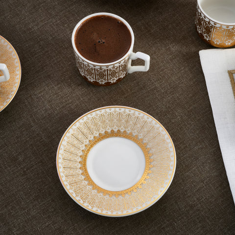 Karaca Aslı Koffiekoppenset voor 6 Personen