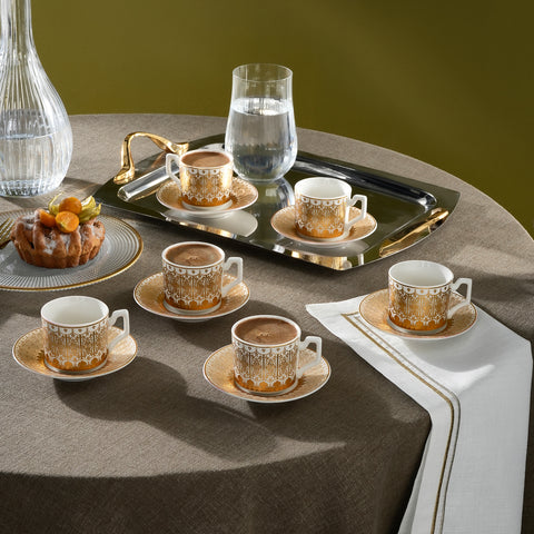 Karaca Aslı Koffiekoppenset voor 6 Personen