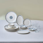 Karaca Bone China İznik 26-delig serveerset voor 6 personen, Multi