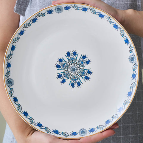 Karaca Bone China İznik 26-delig serveerset voor 6 personen, Multi